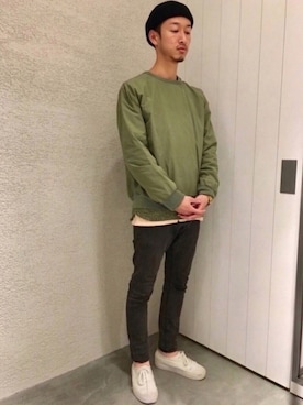「Saturdays NYC（サタデーズ ニューヨークシティ ）のアイテム（その他トップス）」を使った、RYOJIさん（メンズ・174cm）の冬コーディネート