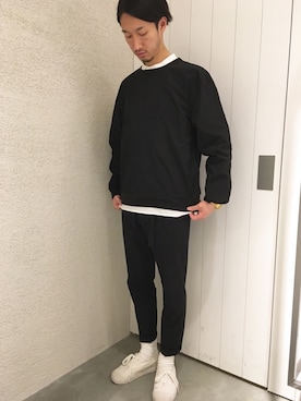 「Saturdays NYC（サタデーズ ニューヨークシティ ）のアイテム（その他トップス）」を使った、RYOJIさん（メンズ・174cm）の春コーディネート