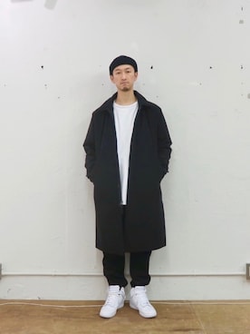 「Saturdays NYC（サタデーズ ニューヨークシティ ）のアイテム（ダウンジャケット/コート）」を使った、RYOJIさん（メンズ・174cm）の冬コーディネート