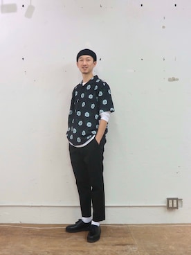 「Saturdays NYC（サタデーズ ニューヨークシティ ）のアイテム（レッグウェア）」を使った、RYOJIさん（メンズ・174cm）の冬コーディネート