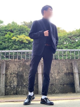 「Stanley Blacker（スタンリーブラッカー）のアイテム（ジャケット/アウター）」を使った、sho＋さん（メンズ・179cm）の秋コーディネート