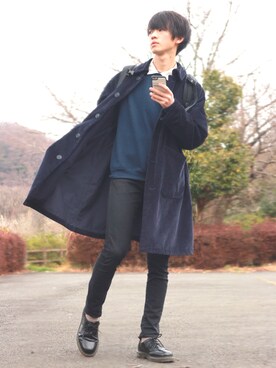 りたさん（メンズ・172cm）の冬コーディネート