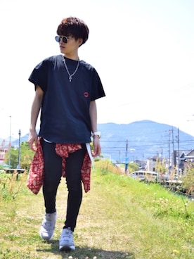 たけぞーさん（メンズ・168cm）の春コーディネート