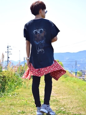 たけぞーさん（メンズ・168cm）の春コーディネート