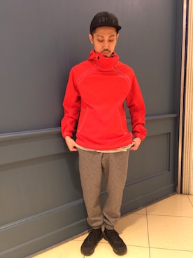 「アイテム（ブルゾン）」を使った、SAKAZAKIさん（メンズ・167cm・30代）の春コーディネート