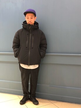 「MANASTASH（マナスタッシュ）のアイテム（キャップ）」を使った、SAKAZAKIさん（メンズ・167cm）の秋コーディネート