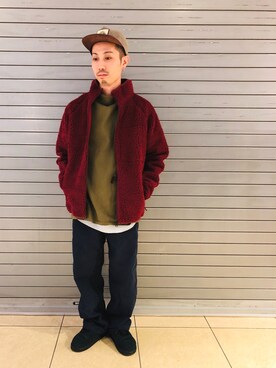 「MANASTASH（マナスタッシュ）のアイテム（ジャケット/アウター）」を使った、SAKAZAKIさん（メンズ・167cm）の冬コーディネート