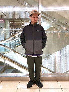 「MANASTASH（マナスタッシュ）のアイテム（ジャケット/アウター）」を使った、SAKAZAKIさん（メンズ・167cm）の冬コーディネート
