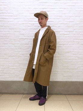 「MANASTASH（マナスタッシュ）のアイテム（ジャケット/アウター）」を使った、SAKAZAKIさん（メンズ・167cm）の冬コーディネート