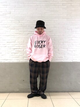 「PENDLETON（ペンドルトン）のアイテム（パンツ）」を使った、SAKAZAKIさん（メンズ・167cm）の春コーディネート