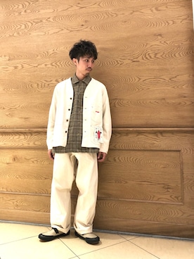 「CAL O LINE（キャルオーライン）のアイテム（ジャケット/アウター）」を使った、SAKAZAKIさん（メンズ・167cm）の冬コーディネート