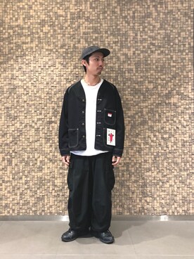 「CAL O LINE（キャルオーライン）のアイテム（ジャケット/アウター）」を使った、SAKAZAKIさん（メンズ・167cm）の冬コーディネート