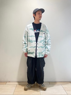 「and wander（アンドワンダー）のアイテム（シューズ）」を使った、SAKAZAKIさん（メンズ・167cm）の春コーディネート