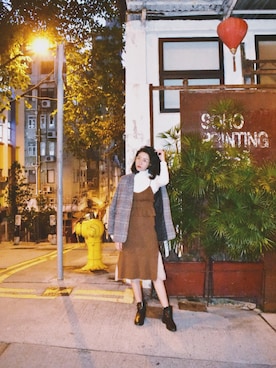 「honkong」｜hilliewさん（レディース・169cm）の冬コーディネート