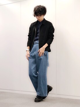 麦山弦徒さん（メンズ・178cm）の冬コーディネート