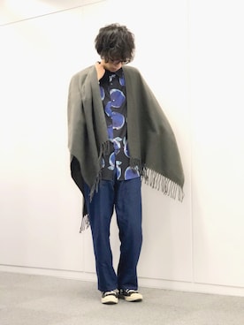 麦山弦徒さん（メンズ・178cm）の冬コーディネート