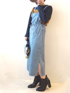 「styling/（スタイリング）のアイテム」を使った、レーヴルさん（レディース・163cm）の冬コーディネート