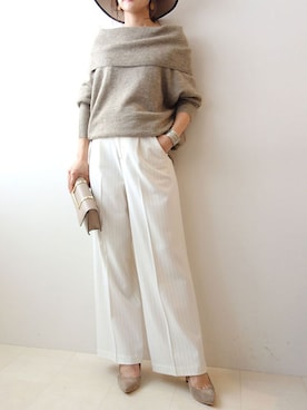 レーヴルさん（レディース・158cm）の冬コーディネート