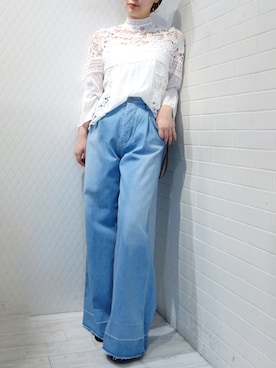 「甘辛mix」｜レーヴルさん（レディース・163cm）の夏コーディネート