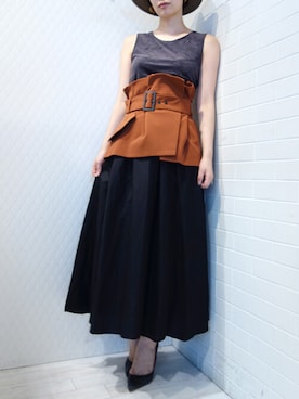 「おしゃれ」｜レーヴルさん（レディース・163cm）の秋コーディネート