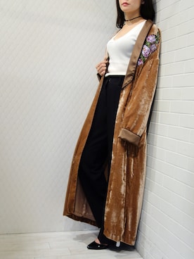 「AULA（アウラ）のアイテム」を使った、レーヴルさん（レディース・158cm）の秋コーディネート