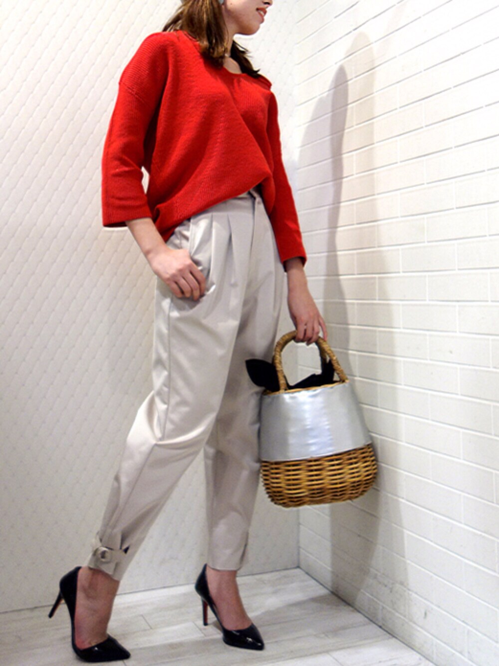 〈 ELENDEEK 〉 side hembelt pants ⑴ ELENDEEK 〉 side hembelt pants ⑴