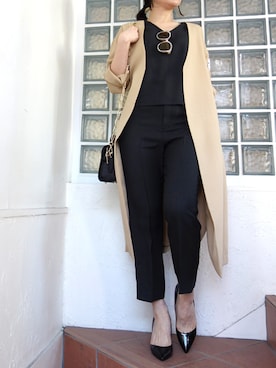 「きれいめコーディネート」｜レーヴルさん（レディース・158cm）の春コーディネート