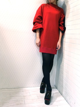 「CRY.（クライ）のアイテム」を使った、レーヴルさん（レディース・164cm）の夏コーディネート