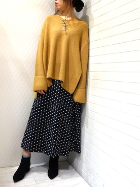 レーヴルさん（レディース・164cm）の秋コーディネート