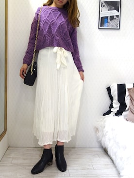 レーヴルさん（レディース・169cm）の冬コーディネート