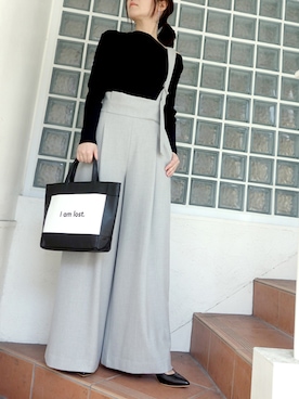 「intoxic.（イントキシック）のアイテム」を使った、レーヴルさん（レディース・158cm）の冬コーディネート