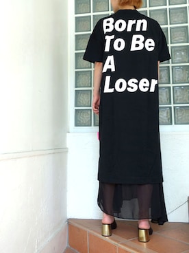 「intoxic.（イントキシック）のアイテム」を使った、レーヴルさん（レディース・163cm）の春コーディネート