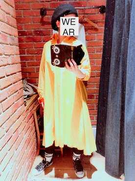 「アイテム（シャツワンピース）」を使った、a_sさん（レディース・161cm・20代）の春コーディネート
