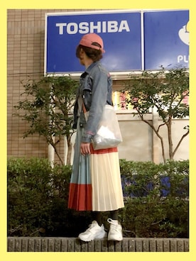 「ハラチ」｜「アイテム（ジャケット/アウター）」を使った、38ianoさん（レディース・158cm）の春コーディネート