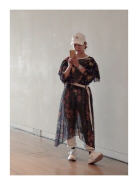 38ianoさん（レディース・158cm）の夏コーディネート