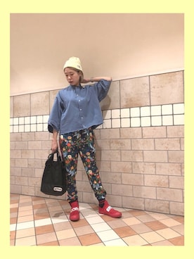 「ZARA MAN」｜「アイテム（スリッポン）」を使った、38ianoさん（レディース・158cm）の秋コーディネート