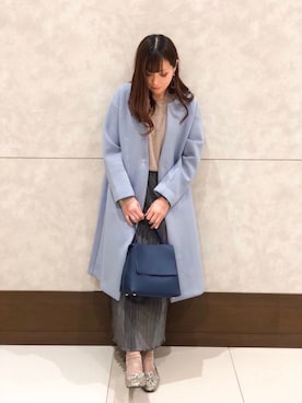 「きれいめスタイル」｜「アイテム（その他アウター）」を使った、くぼさん（レディース・164cm）の秋コーディネート