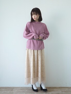 ˚࿀̊˚さん（レディース・158cm）の冬コーディネート