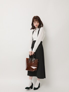 ˚࿀̊˚さん（レディース・158cm）の冬コーディネート