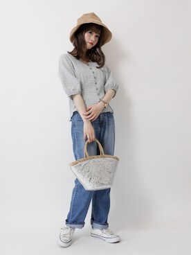 ˚࿀̊˚さん（レディース・157cm）の夏コーディネート