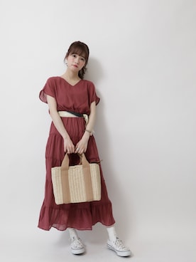 ˚࿀̊˚さん（レディース・158cm）の夏コーディネート