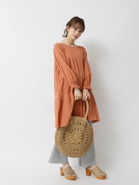 「wears（ウェアーズ）のアイテム」を使った、˚࿀̊˚さん（レディース・158cm）の夏コーディネート