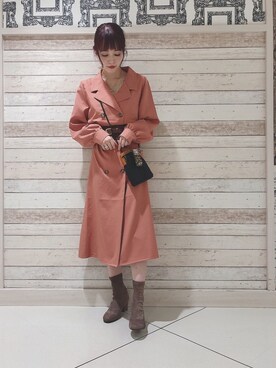 「158cm」｜「アイテム（その他）」を使った、˚࿀̊˚さん（レディース・158cm）の秋コーディネート