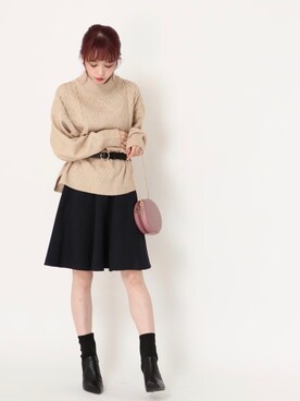 ˚࿀̊˚さん(レディース・158cm)の冬コーディネート