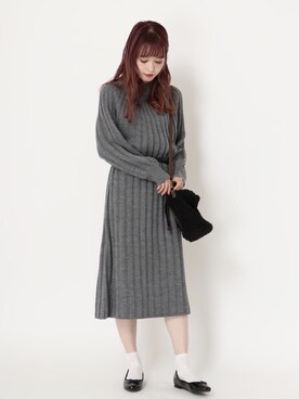 ˚࿀̊˚さん(レディース・158cm)の冬コーディネート