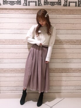 ˚࿀̊˚さん(レディース・158cm)の冬コーディネート