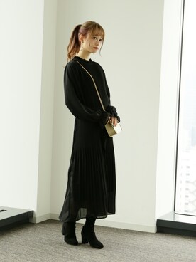 ˚࿀̊˚さん（レディース・158cm）の冬コーディネート