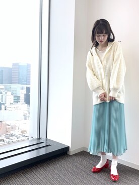 「消えそうな色コーデ」｜˚࿀̊˚さん（レディース・158cm）の春コーディネート