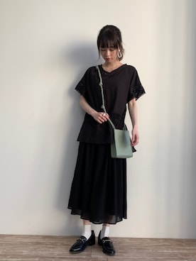 ˚࿀̊˚さん（レディース・158cm）の春コーディネート