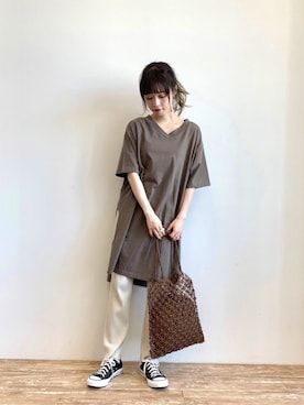 ˚࿀̊˚さん（レディース・158cm）の春コーディネート